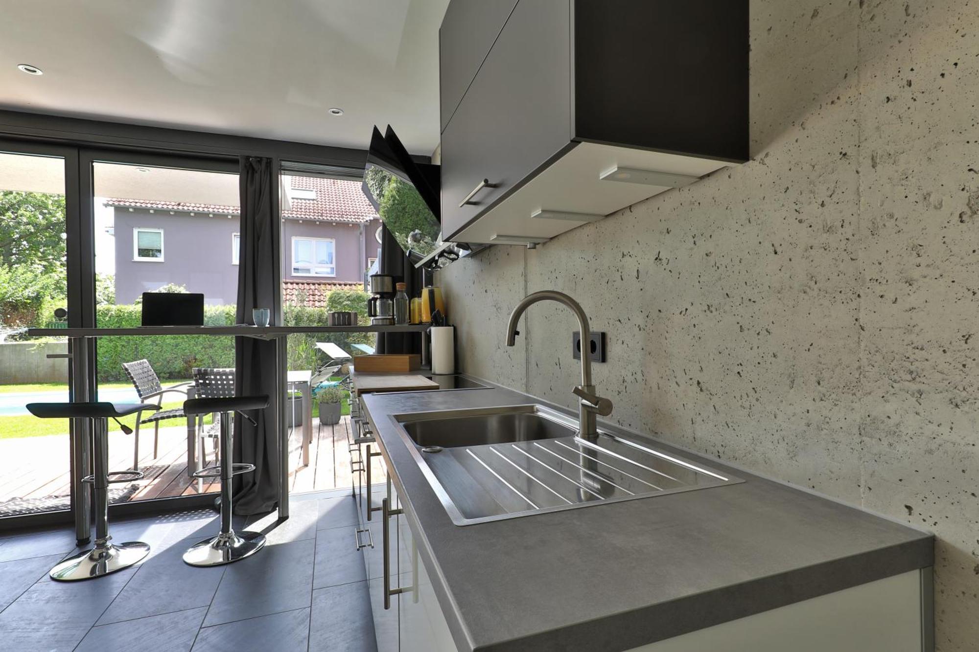 Modernes Studio-Apartment Gersthofen Luaran gambar